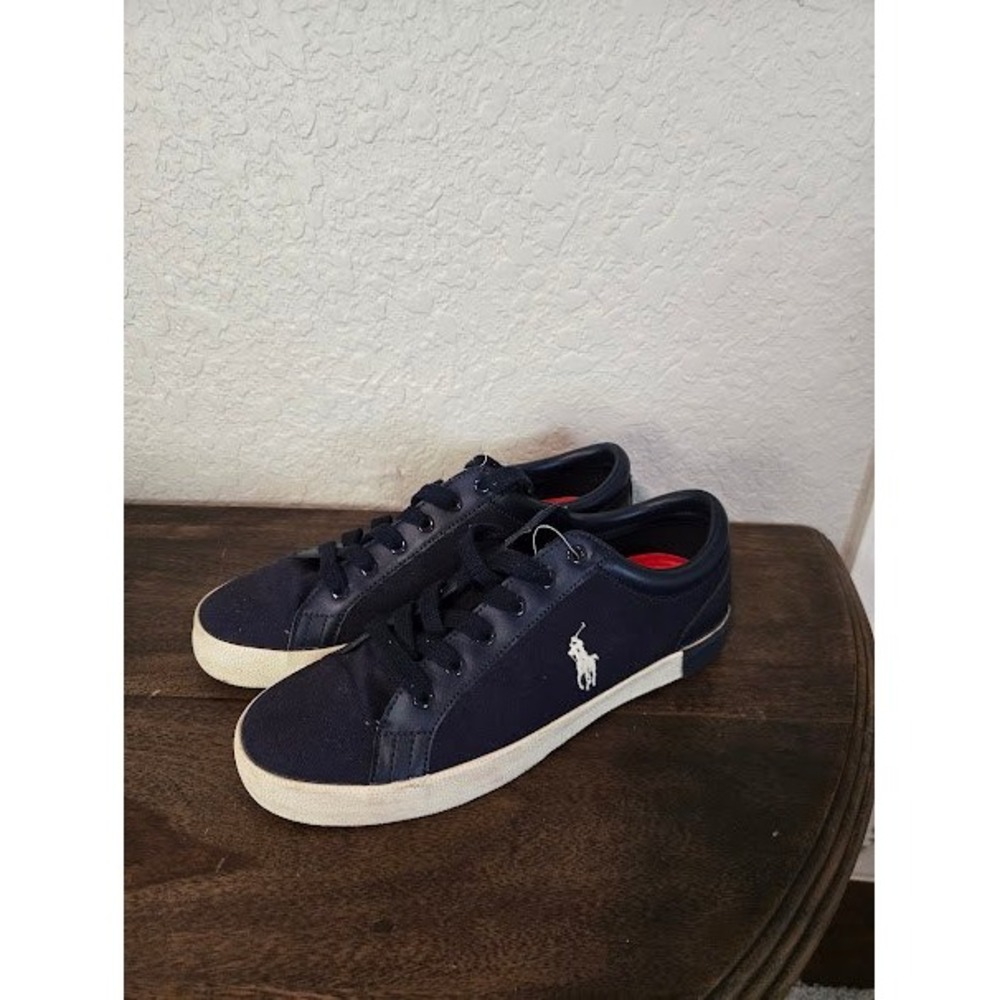 Polo Ralph Lauren Blue Canvas Sneakers